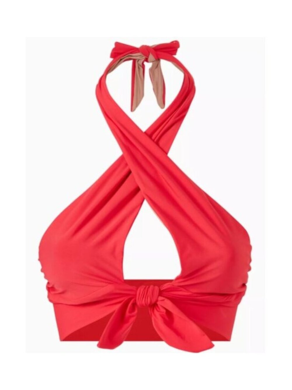 PQ Swim Alex Bikini Top in Red - S